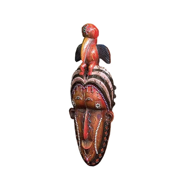 Masks Of The Congo Wall Sculptures: Hornbill